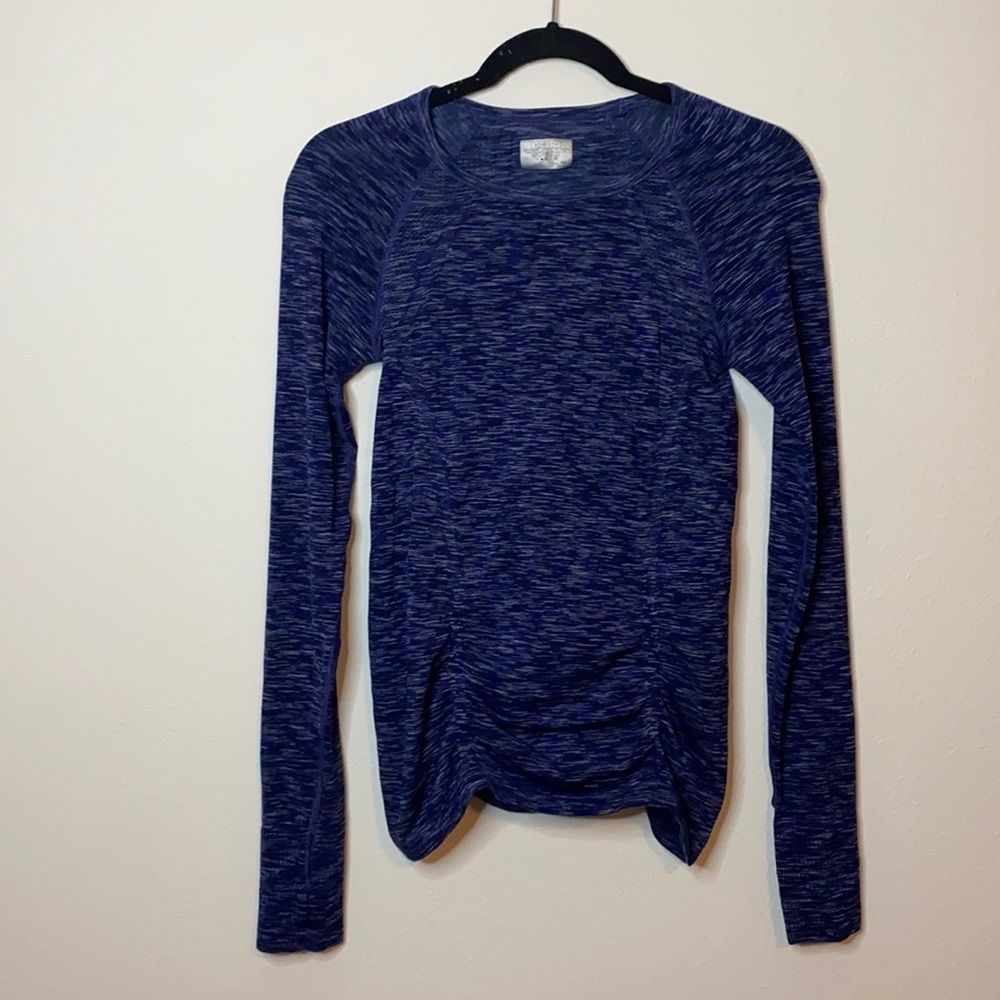 Athleta Ruched Long Sleeve Top